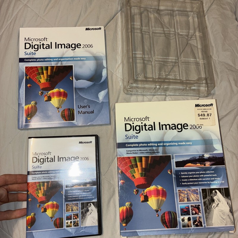 Microsoft Digital Image Suite 2006 Large Retail Box With Code And Manual