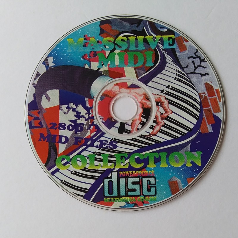 Massive MIDI Collection PC CD-ROM 2800 MIDI Files Music Software Vintage Win