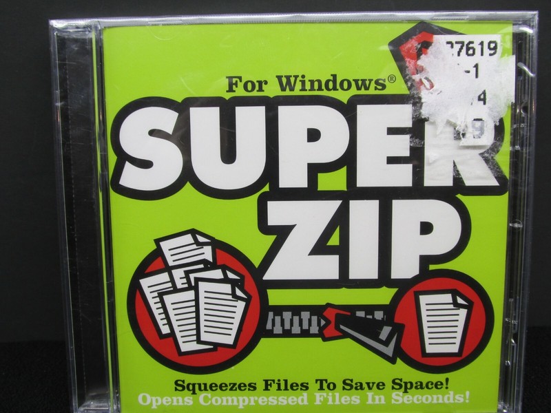 Super ZIP For Windows, PC, CD-ROM, Windows 95, Valusoft, New in Shrink Wrap
