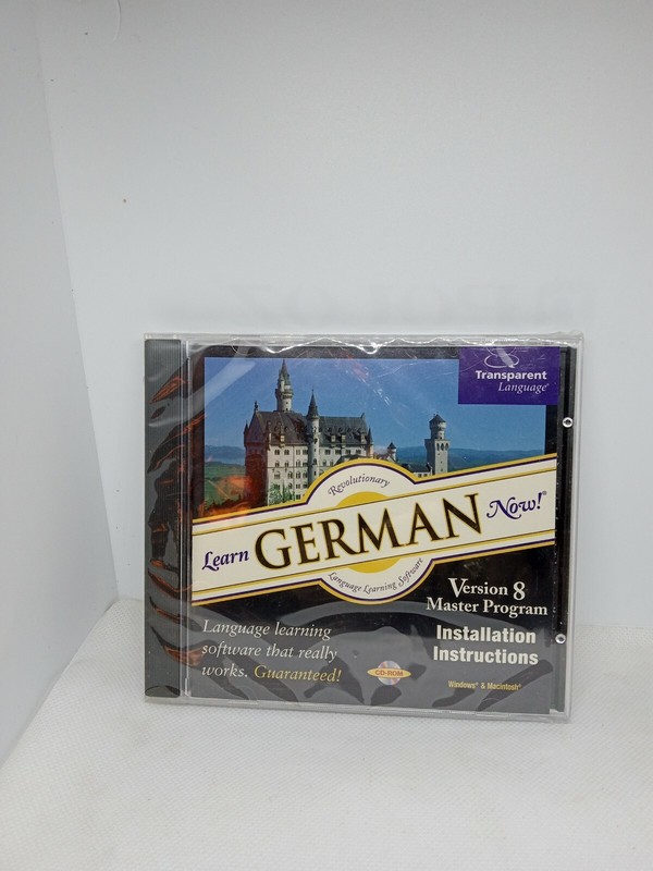 ‘Learn German ‘ Now! CD Rom Windows and Macintosh – Version 8.0