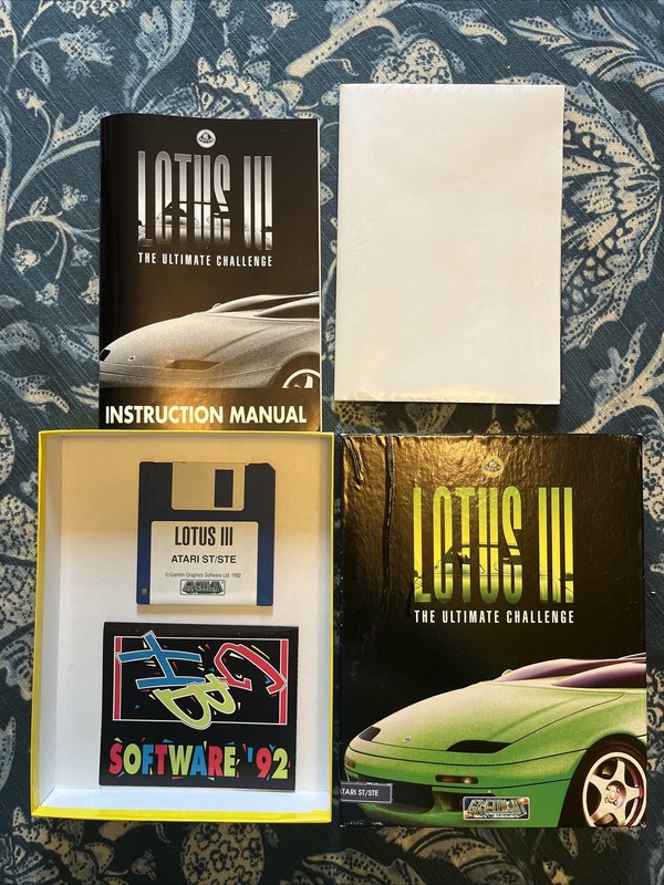 Lotus 3 III The Ultimate Challenge – Atari ST – Gremlin – Big Box Complete CIB