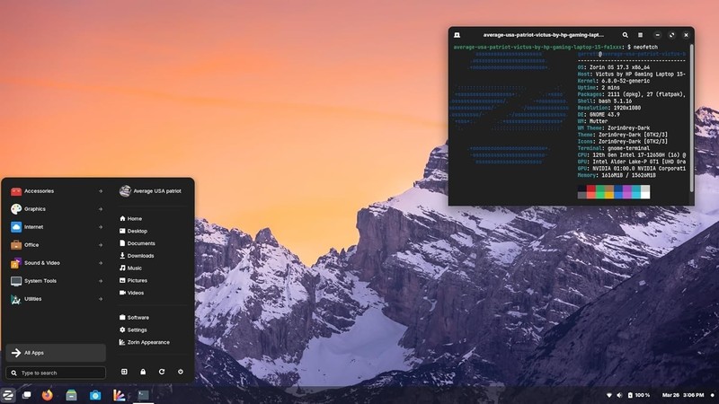 Zorin OS Install and Live Boot USB, User Friendly Linux for Windows Users gallery
