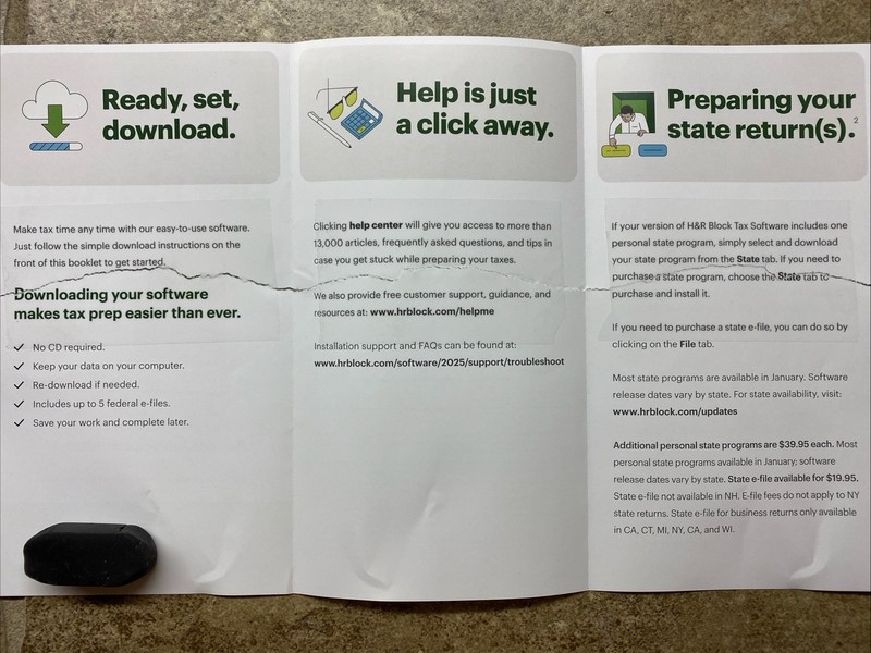 H&R Block Tax Software Deluxe 2025 PC/Mac [Key Card] gallery