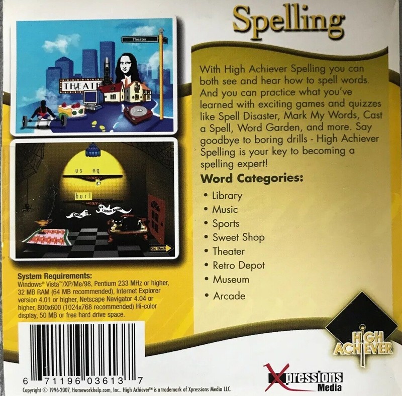 CD Spelling Grades 9-12 Great for Collegiate Entrance Exam Preparation. Windows gallery
