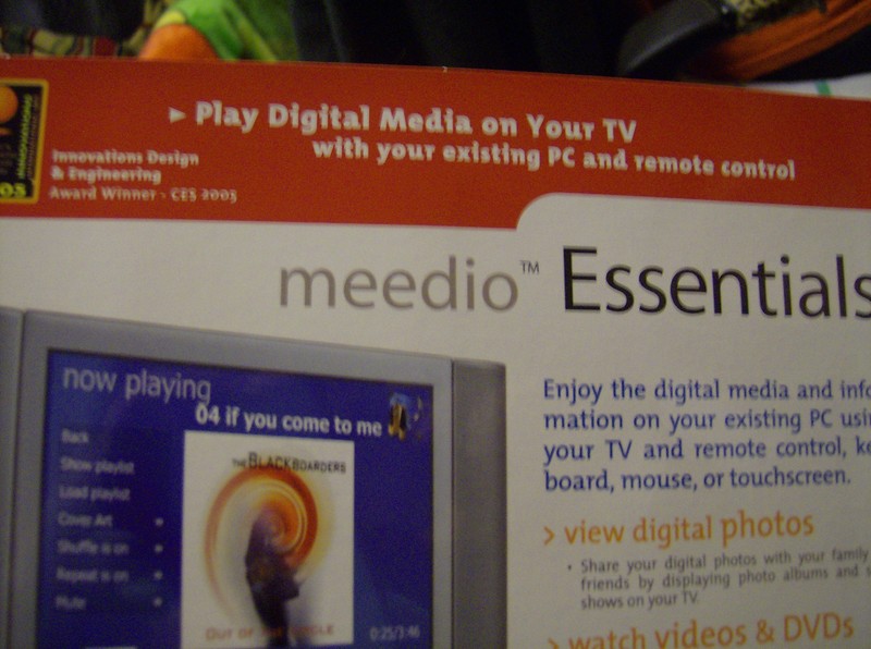 VINTAGE MEEDIO ESSENTIALS OF HOME ENTERTAINMENT PC CD SOFTWARE / NEW / SEALED gallery