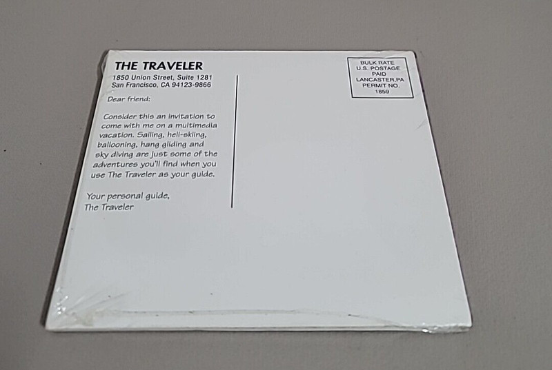 Vintage The Traveler CD-Rom 1994 PC Computer Multi-Media Vacation Travel Guide gallery