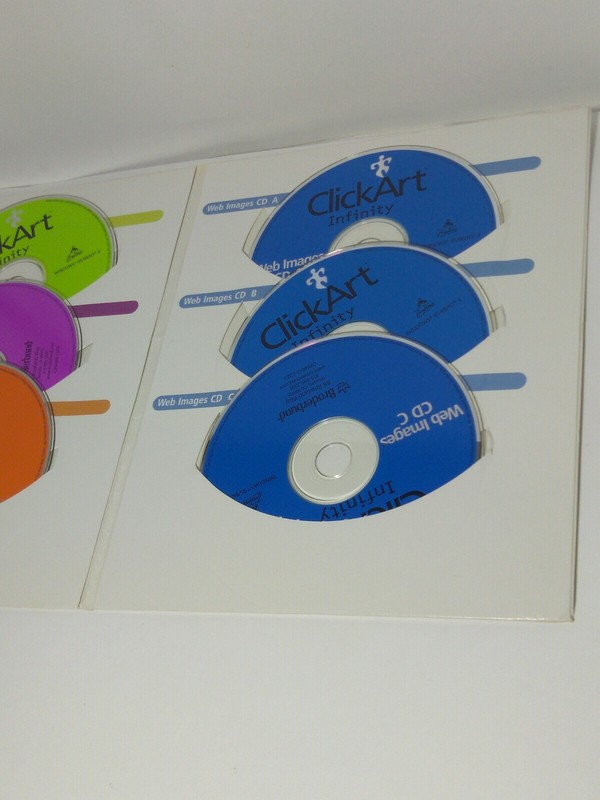 Broderbund The Print Shop Essential 6 (1999, PC Win 95/98NT) Clickart Clip Art gallery