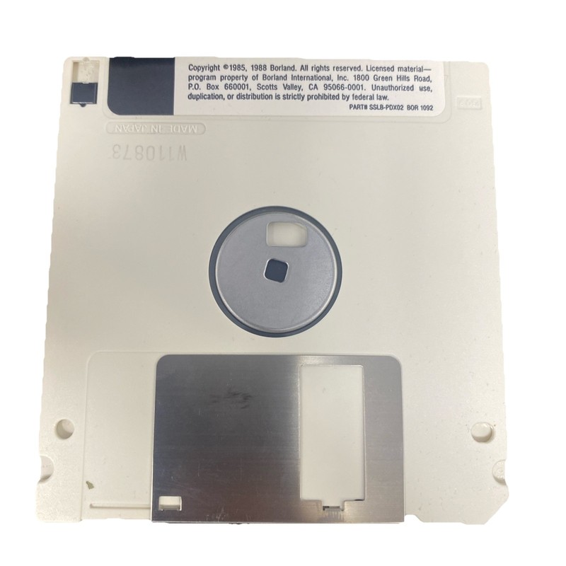 4 Vintage Borland Paradox 3.5 Disks 1988 gallery