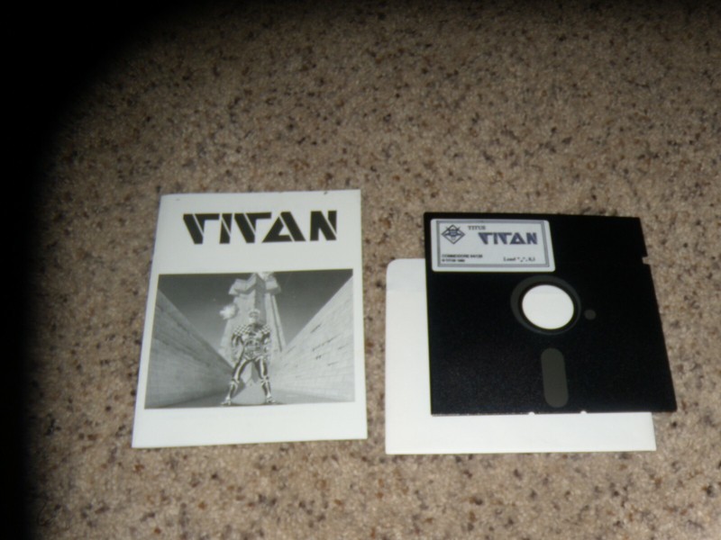 Titus Titan Commodore 64/128 C64 with manual – Tested