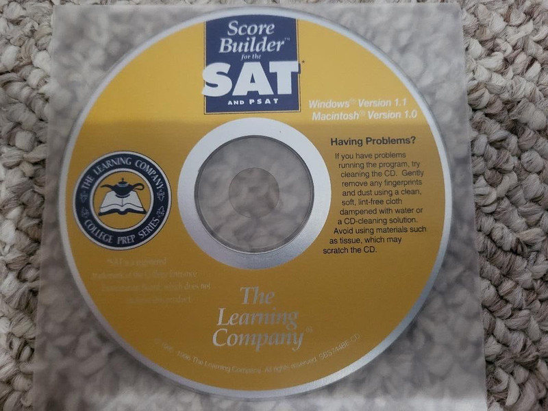Score Builder for the SAT and PSAT The Learning Company PC & Mac