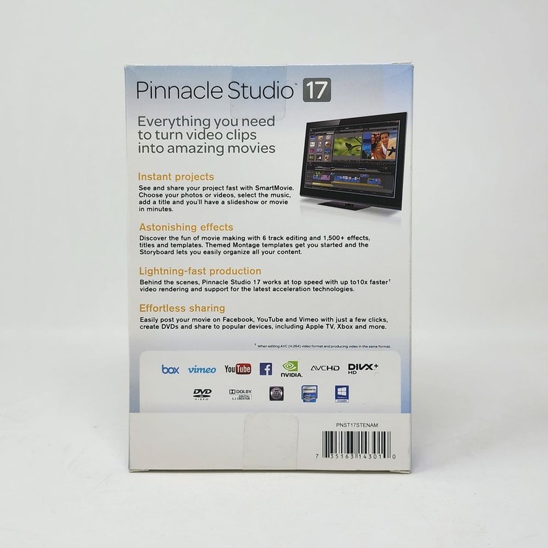 Corel Pinnacle Studio 17 (DVD-ROM) Windows - Retail Box gallery