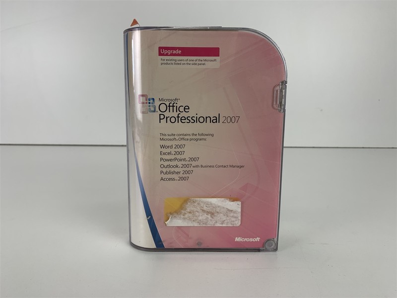 Microsoft Office Professional 2007 – Upgrade