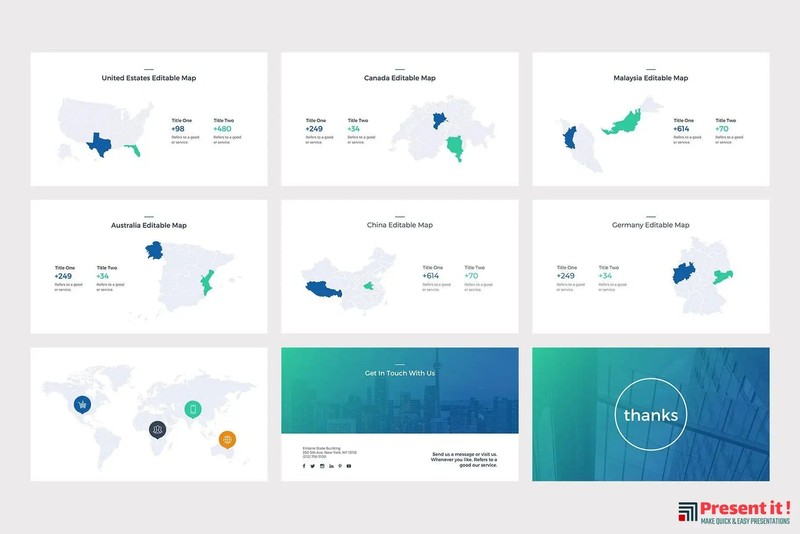 Alestra PowerPoint Template gallery
