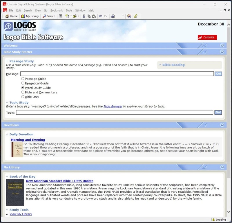 Logos Bible Software Scholar's Library - Hundreds of resources included! (USB) gallery