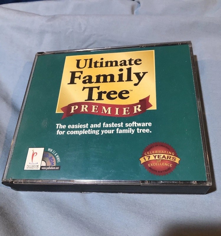 Vintage 1998 Family Tree Maker Premiere 4-CD Set. Version for Windows 95 & 3.1