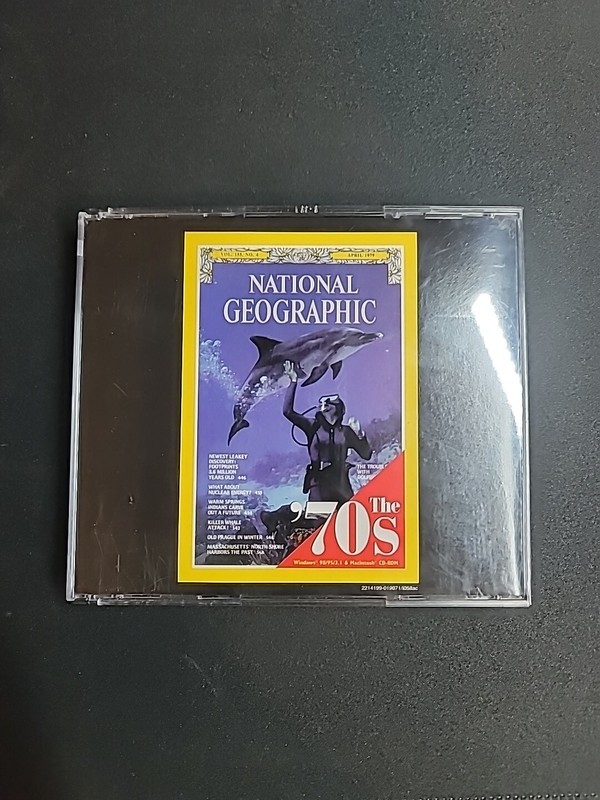 National Geographic Interactive CD-ROM, The 1970s, Broderbund, Pre-owned
