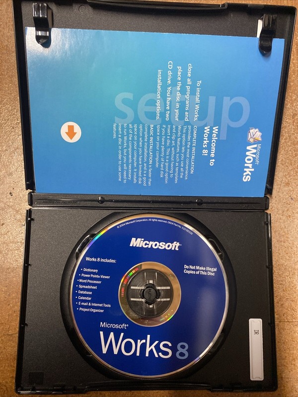 Microsort Works 8 (Windows PC, 2004) Fast Free Shipping gallery