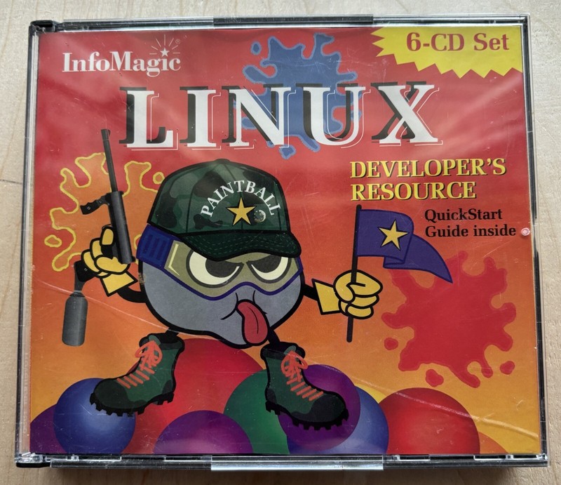 Linux Developer’s Resource Infomagic PAINTBALL 6 CD Set Red Hat Slackware Kernel