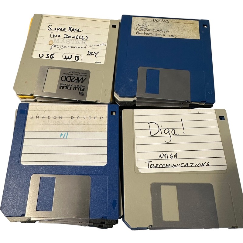 LOT of (100) 3.5" Disks Sold as Blanks for Commodore Amiga (Lot 1)