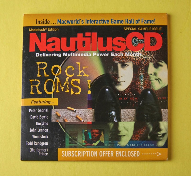 4 VTG MacAddict CD ROMs: Nautilus, Amapi/Eye Candy, How-to Extravaganza, Toys gallery