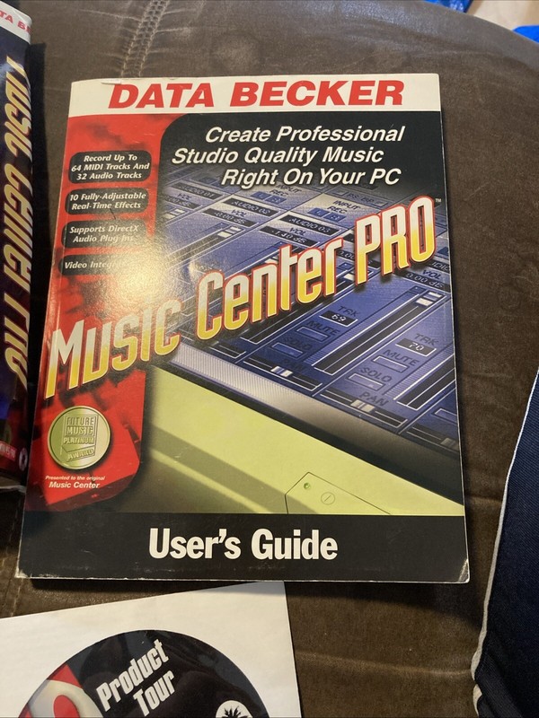 Vintage 2000 Data Becker Music Center Pro Software, Complete/Win 95/EUC gallery