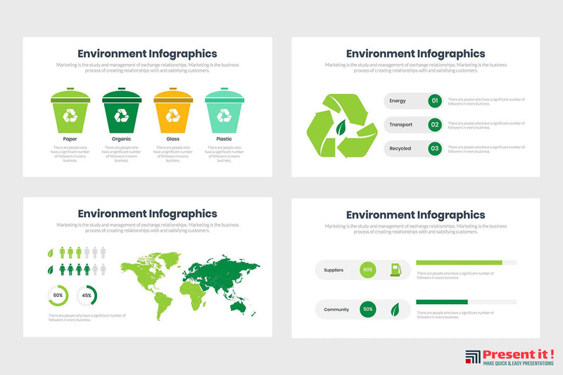 Environment Infographics Template gallery