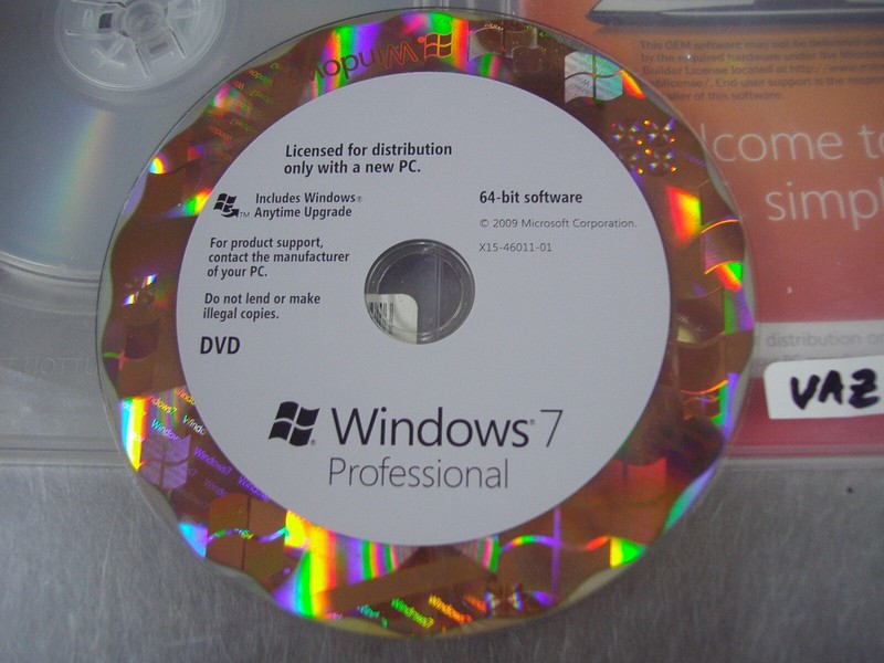 Microsoft Windows 7 Professional Full English DVD Version MS WIN PRO =NEW = gallery