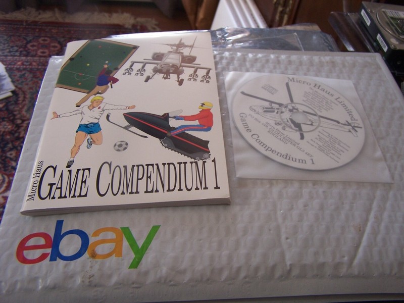 Micro Haus Game Compendium CD – 1986-1990 – New Old Stock