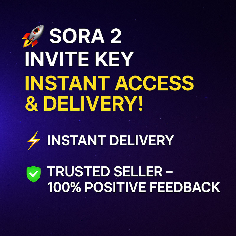 OpenAI Sora 2 (Sora New) Invite Code – 1 Minute FAST delivery via Ebay Message
