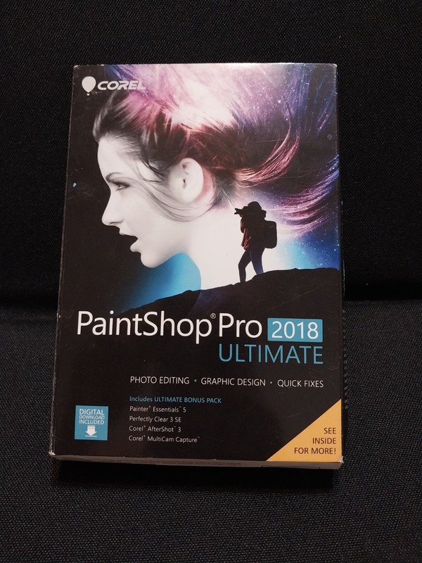 COREL PAINTSHOP PRO 2018 ULTIMATE PAINT SHOP PRO FOR WINDOWS 10 NEW SEALED