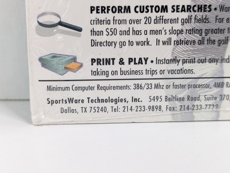 National Golf Course Directory CD-ROM Windows 95/98 Dick's Sporting Goods New gallery