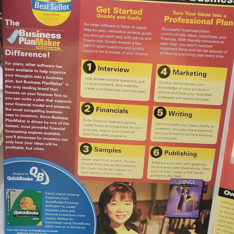 Individual Software Business PlanMaker Deluxe 2005 CD for Windows gallery