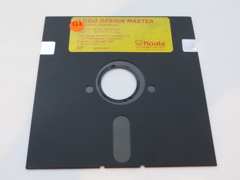 Apple 5.25" Floppy Disk KoalaWare LOGO DESIGN MASTER vintage computer software gallery