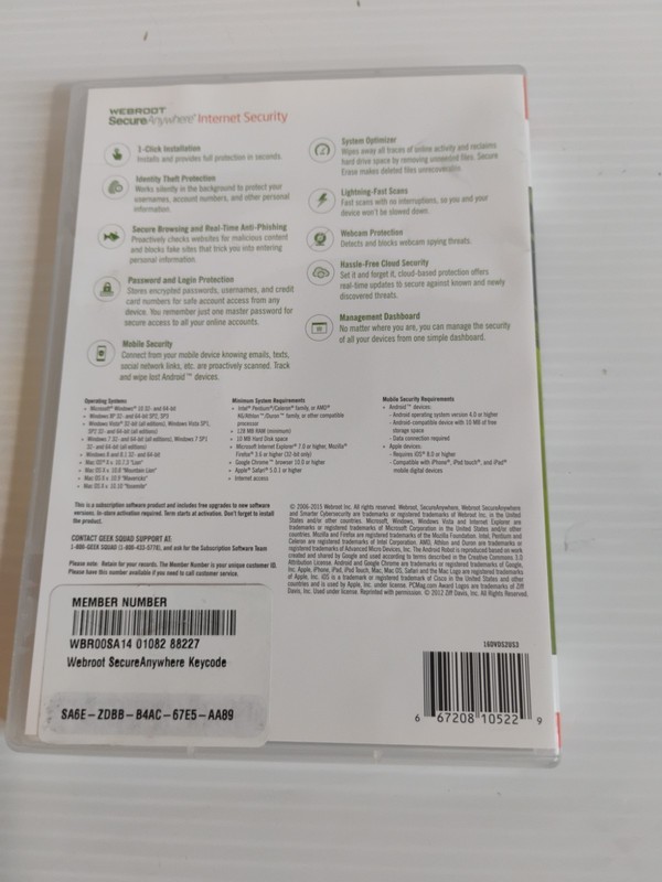 Webroot SecureAnywhere Internet Security - 3 Devices gallery