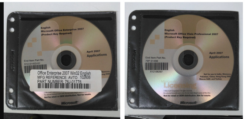 Office 2007 Enterprise 10 Pc’s + Visio 2007 Windows 11 and 10!