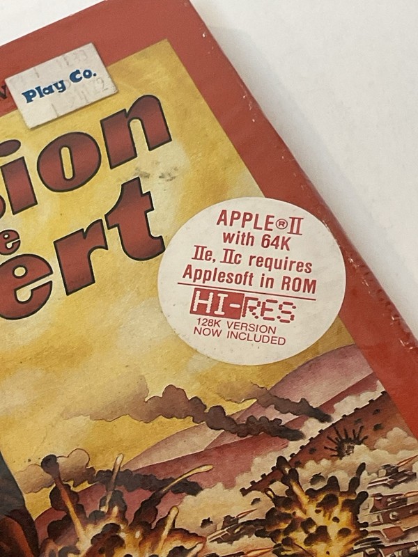 Apple II Plus IIc IIgs MicroProse Decision In The Desert NIP Sealed 128k gallery