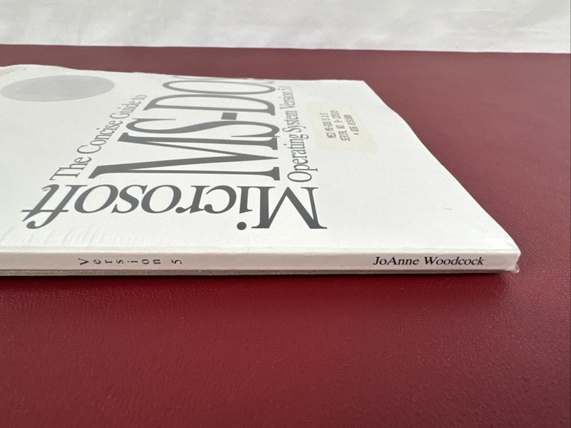 Microsoft Concise Guide to MS-DOS Operating System 5.0 With DISKS, NEW Sealed gallery