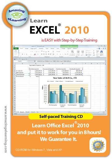 Learn Excel 2010, Windows 7 and Vista All-in-one CD Training Program
