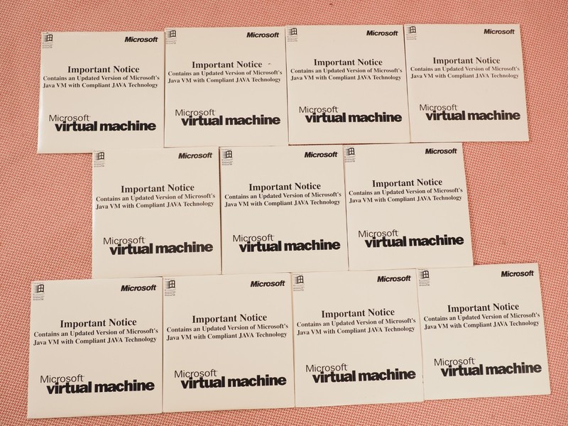 Microsoft Virtual Machine X04-13225 CD Lot of 11