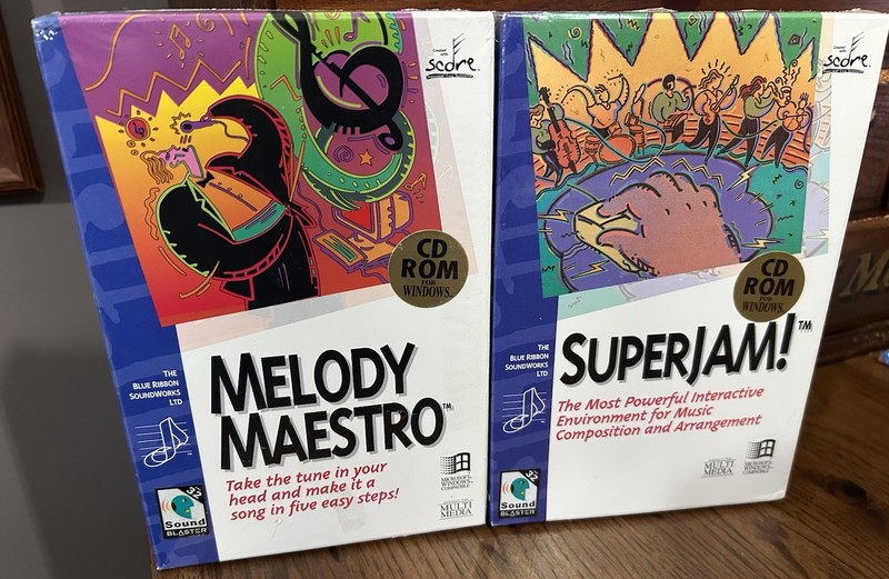 Melody Maestro & Superjam! CD-ROM Windows 3.1 Music Composition & Arrangement