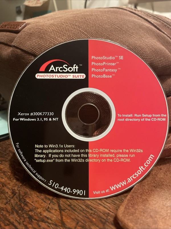 ArcSoft Photostudio Suite SE Windows 3.1 ,95, & NT