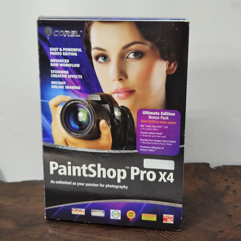 Corel Paintshop Pro X4 Ultimate Photography Photo Editing Software PSPX4ULENMB