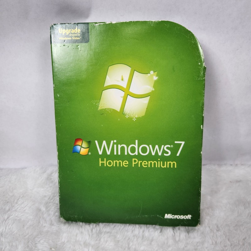 Windows 7 Home Premium Microsoft Preowned with product key 64 Bit And 32 Bit
