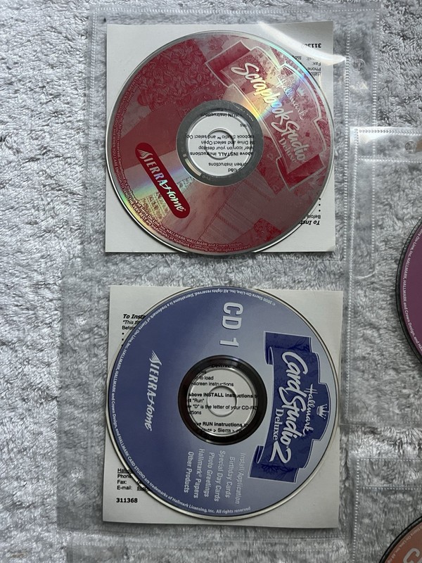 Lot of Hallmark Card Studio Discs gallery