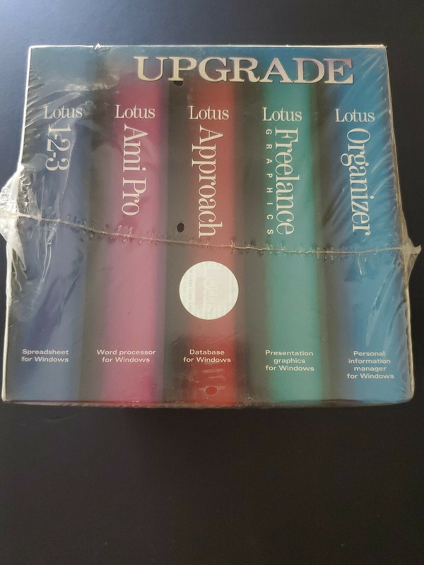 Lotus SmartSuite Release 4 Windows 3.1 New/Sealed 3.5" Diskettes 1-2-3 & More gallery