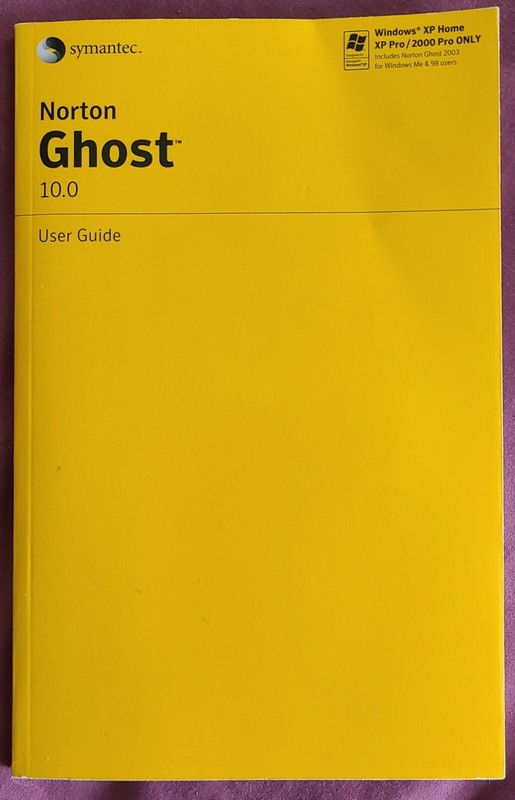 Norton Ghost 10.0 User Guide Book 2005