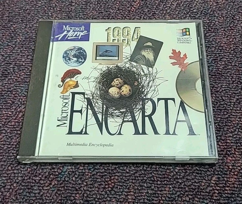 Microsoft Encarta Multimedia Encyclopedia 1994 Edition Windows Gateway 2000