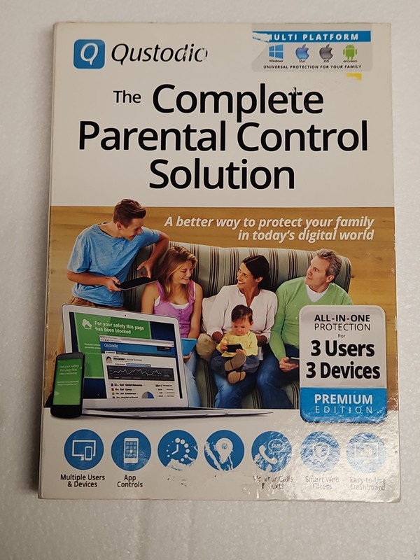 QUSTODIO COMPLETE PARENTAL PROTECTION ALL-IN-ONE CONTROL SYSTEM, BRAND NEW