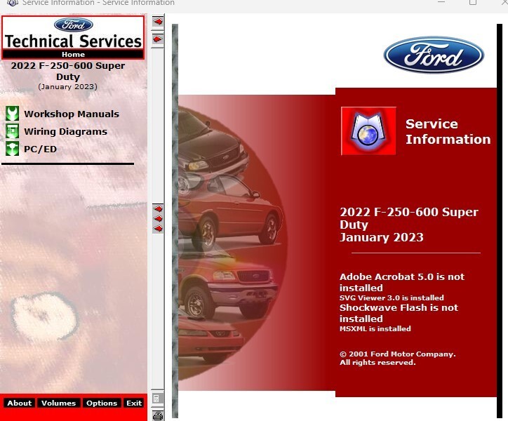 2022 Ford F250 F350 F450 F550 F600 SRW Truck Factory Service Manual on USB