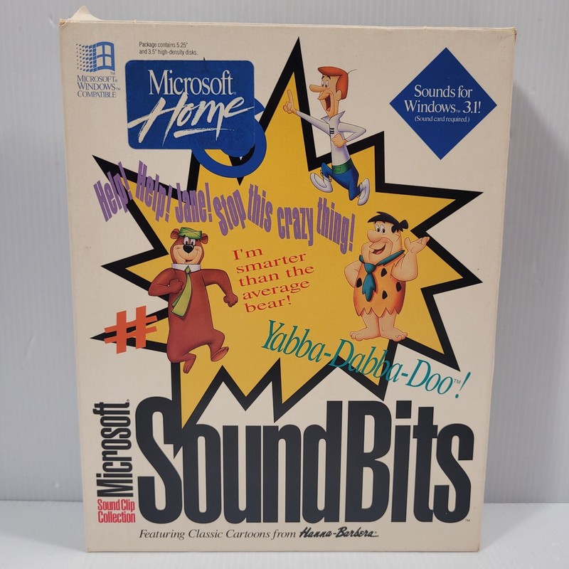Microsoft Soundbits | Classic Cartoons | Hanna-Barbera | Windows 3.1 | 1992